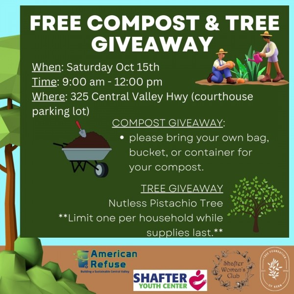 Free Compost & Tree Giveaway